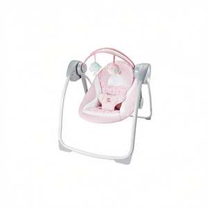 Columpio para Bebés Color Rosa con Respaldo Ajustable y 3 Velocidades - Product Image 1