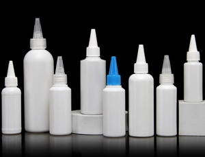White Cylinder PP Plastic <b>Bottle</b> Screw Cap Cosmetic Use 10ml-50ml Travel Size - Product Image 5