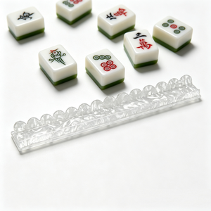 Empujador de fichas de mahjong acrílico transparente de 20 pulgadas al por mayor para jugar mahjong en casa - Product Image 1