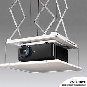 <span class=keywords><strong>Support</strong></span> de projecteur <span class=keywords><strong>motorisé</strong></span> VIVIBRIGHT en alliage d'aluminium avec télécommande, type ciseaux, garantie 3 ans <span class=keywords><strong>pour</strong></span> cinéma maison et bureau - Product Image 3