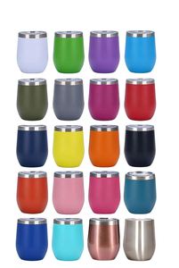 X0105 En gros, Gobelets de mariage personnalisés, Mug 'Egg' 12oz, Mug de voyage cadeau, Gobelet isotherme rose sous vide, Bouteille thermos, Gobelet à vin avec couvercle et paille - Product Image 2