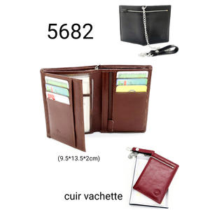 Porte-Monnaie - 5682 Classic Leather Bifold Wallet <b>Coin</b> Pocket Mens Slim Billfold <b>For</b> Secure Everyday Carry And <b>Money</b> Storage - Product Image 1