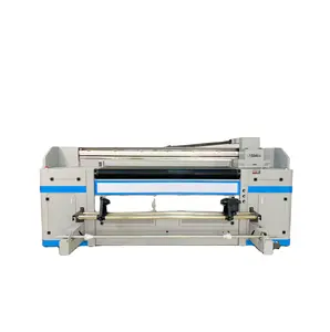 Großformat 3200 Druck köpfe Hybrid-UV-Drucker 1,9 m UV-Hochleistungs-Hybrid drucker Flachbett-Mylar-Beutel drucker