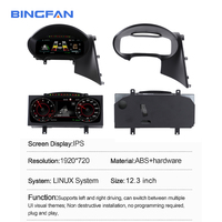Panel Instrumen Digital LCD Dashboard Speedometer Otomatis Mobil Volkswagen Seat Leon 2009-2012