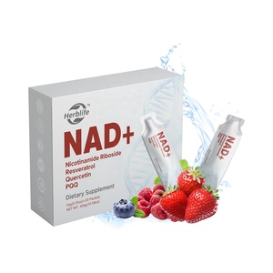 Suplementos NAD de Venta Caliente OEM ODM, Nicotinamida Ribósido, Fórmula 4 en 1 en Paquetes Líquidos, Bebidas NAD+ con Resveratrol y PQQ - Product Image 1