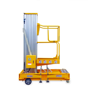 Plataforma de trabajo aéreo de elevación eléctrica hidráulica escalera andamio de aluminio de un solo mástil <span class=keywords><strong>Manlift</strong></span> - Product Image 5