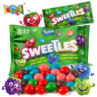 Fabrieksgroothandel Private Label Op Maat Gemaakte 30g Skittle-s Type Zure Kauwgom met Kunstmatige Aroma's Halal Gecertificeerde Kauwgom