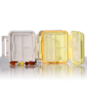 Logo personnalisé Compartiment hebdomadaire bon marché 7 jours <span class=keywords><strong>Pilulier</strong></span> de voyage en plastique - Product Image 2