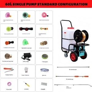 Agricultural High Quality Multi-purpose 60L Large Trolley <b>Sprayer</b> High Voltage Garden Lithium Battery <b>Sprayer</b> - Product Image 5