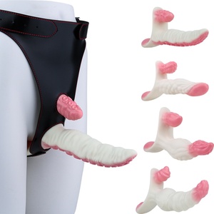 CITYFUN Dildo Vibrador de Cuero con Arnés, Juguetes Sexuales para Lesbianas, Dildo con Arnés, Plug Anal, Dildo Femenino, Juguetes Sexuales para Parejas - Product Image 1