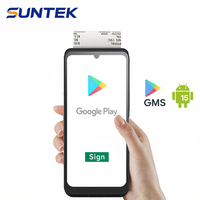 Tableta SUNTEK con Pantalla Táctil, Sistema POS, 4GB de RAM + 32GB de ROM, Compatible con Android 15, GMS, NFC