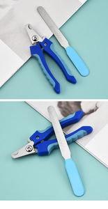 Cortaúñas de acero inoxidable para perros y mascotas, juego de manicura con Lima, cubierta protectora de seguridad para gatos y perros - Product Image 6