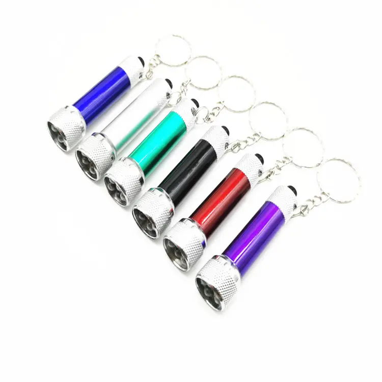 Oem Fábrica de Bolso Chaveiro Mini Tocha Flash de Luz Keychain Levou Lanterna Tocha 3 Led Mini Chaveiro Lanterna Para Maglite Keych