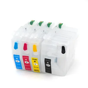 Cartouche d'encre rechargeable LC422 LC422XL avec puce jetable pour <span class=keywords><strong>Brother</strong></span> <span class=keywords><strong>MFC</strong></span>-<span class=keywords><strong>J5340DW</strong></span> MFCJ5345DW <span class=keywords><strong>MFC</strong></span>-J5740DW MFCJ6540DW <span class=keywords><strong>MFC</strong></span>-J6940D - Product Image 1