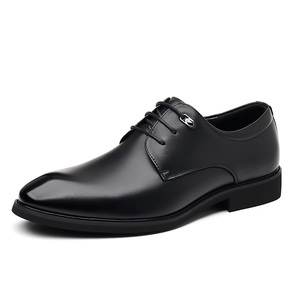 New Arrival <b>Top</b>-Grain Leather Mens Loafers Pointed Toe Business Formal Genuine Leather Wedding Commuter British Style Breathable - Product Image 2