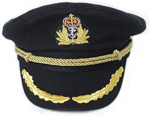 Unisexe Kawaii Réglable Capitaine Costume Enfants Chapeau Cosplay Marin Noir W820 - Product Image 5