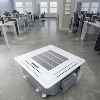 Vente directe d'usine, unité de ventilation à cassette 4 voies montée au plafond, 220V
