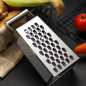 Râpe à quatre faces multifonctionnelle en acier inoxydable pour couper les <span class=keywords><strong>légumes</strong></span> <span class=keywords><strong>et</strong></span> les <span class=keywords><strong>fruits</strong></span> avec gingembre <span class=keywords><strong>et</strong></span> ail pour votre tour de cuisine - Product Image 4