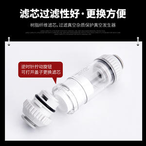 Filtros de Vacío para Tuberías ZFC100-04B 06B para Plantas de Manufactura, para Filtración con Componentes Centrales: Papel de Filtro, Bomba de Motor - Product Image 5