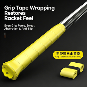 Portable Adjustable Badminton Swing <b>Trainer</b> Power Strength Training Tool Light Weight Replaceable Grip Tape Improve Smash Speed - Product Image 3