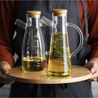 Pot Minyak Dapur Gaya Baru Botol Kaca Vinger Bocor Pot Kaca Minyak Borosilikat
