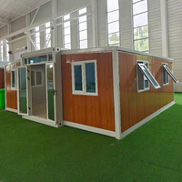 Maison mobile extensible en acier léger, certifiée CE, écologique, pour hôtel, complexe hôtelier, villa, usage commercial