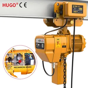 1 Ton 2 Ton 5ton 10 Ton Construção Hoist Block Elevador Elétrico Chain Hoist Com Bom Preço