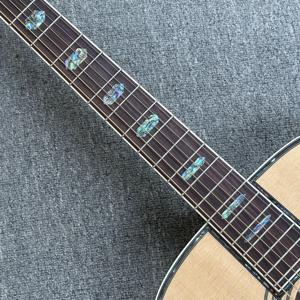 Wholesale Promotional Musical Instrument D45 4/4 Size 40 Inch Spruce <b>Top</b> Fretboard Professional Use Acoustic Guitar - Product Image 6