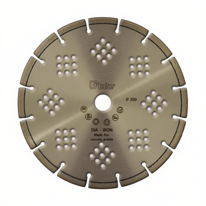 Disco de diamante Ttake de 230 mm para corte de hormigón con eje de 22,2 mm - Product Image 2