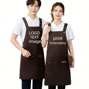 ผ้ากันเปื้อนร้านเสริมสวย ผ้ากันเปื้อนกาแฟแบบกำหนดเอง ชุดยูนิฟอร์มโรงแรม ผ้ากันเปื้อนเชฟครัว ผ้ากันเปื้อนพนักงานเสิร์ฟ - Product Image 1