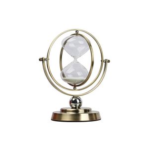 Sablier décoratif de luxe en métal pour la maison, minuteur 3D de 30 minutes avec sable, vente en gros - Product Image 5