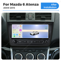 Radio FM multimédia Navifly, navigation GPS, 8 cœurs, 6+128 Go, 4G, LED, WIFI, BT, Car-Play Auto, Car-Play Auto pour Mazda 6 Atenza 2009-2015