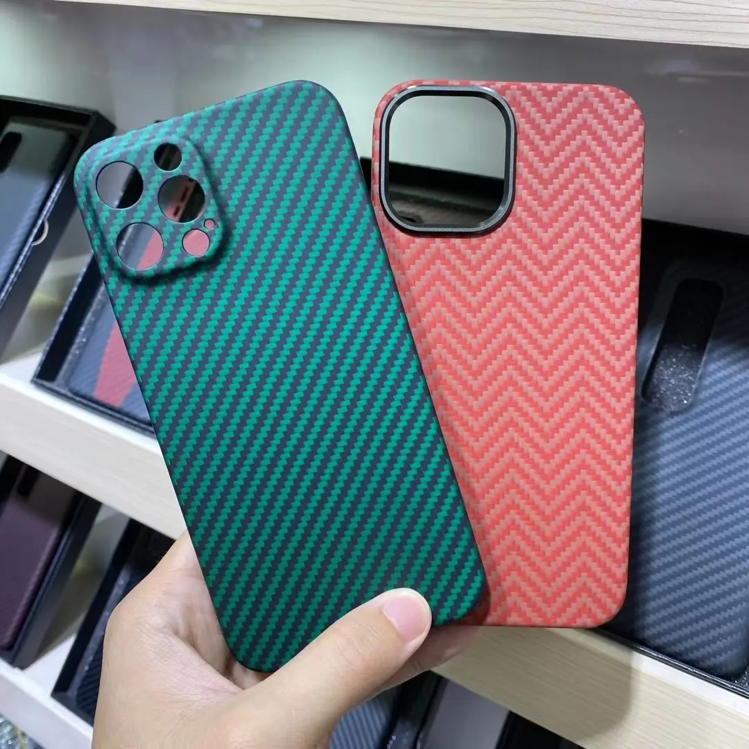 Cover Anti Slip Scratch Phone Case Shockproof Carbon Fiber for Iphone 14 Case Black Luxury Waterproof Case 100% Perfect Fit 2pcs