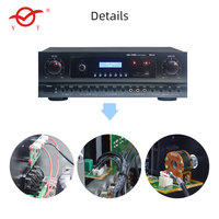 Amplificateur de puissance audio domestique YATAO 550w en métal, amplificateur de basse OEM/ODM
