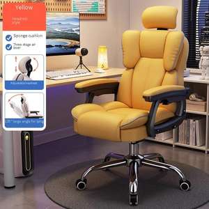 Black Home Office Lunch Break Silla Reclinable Masaje Boss Swivel Lift Chair Computadoras y <span class=keywords><strong>Asiento</strong></span> De Oficina - Product Image 4