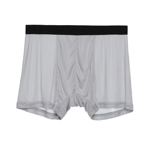 Sous-vêtements en soie pure pour homme, sensation de peau nue, respirants, taille mi-haute, couleur unie, 100% soie, boxers. - Product Image 5
