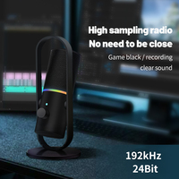 Nuevo Micrófono para Juegos Yarmee USB-C Plug and Play, Cardioide, 192kHz, RGB, con Silenciador para Transmisión en Twitch