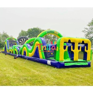 Fun Party Rentals Course <span class=keywords><strong>de</strong></span> course à pied 5k Équipement <span class=keywords><strong>de</strong></span> course à obstacles en plein air <span class=keywords><strong>Parcours</strong></span> d'obstacles gonflable pour enfants et adultes - Product Image 1