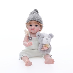 Poupées <span class=keywords><strong>reborn</strong></span> JM 45 cm, réalistes et mignonnes, <span class=keywords><strong>en</strong></span> <span class=keywords><strong>silicone</strong></span> souple, corps entier, ensemble de mode, poupées nouveau-né réalistes pour filles et garçons - Product Image 3