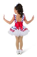 Justaucorps Tutu de Ballet Bleu à Pois pour Filles, Tenue de Spectacle, Robe de Danse en Spandex/Nylon – En Stock