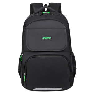 Ahmaqi <b>Backpack</b> 18 In Large Capacity Reflective Strip Unisex Student School Travel Bag - Product Image 5