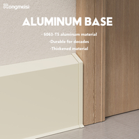 Nouvelle Arrivée Plinthe Murale en Aluminium avec Ligne LED Intégrée