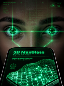 Protection d'écran en verre trempé 3D ultra-fin sans lunettes, qualité usine, vente en gros pour mobiles 18Pro/17 Air/17 Pro Max - Product Image 5