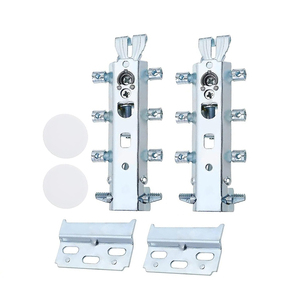 Support de suspension en métal pour armoire de cuisine, fixation dissimulée, finition zinc, capacité de charge 150 kg, LEIRY LY0397 - Product Image 5