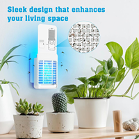 Saijzek OEM UV Light Flying Insect Trap No tóxico Eficaz Luxury Fly Catcher para mosquitos Mosquitos Polillas Uso en interiores para granjas