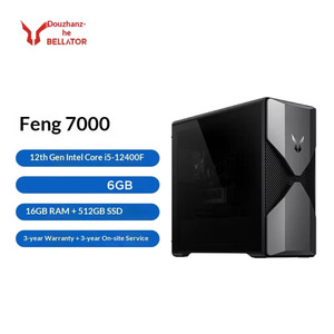 PC de Escritorio para Juegos Lenovo Feng7000, <span class=keywords><strong>I5</strong></span> <span class=keywords><strong>12400F</strong></span>, 16GB, 512GB SSD, 3050 6GB, para Oficina, Entretenimiento, Trading de Acciones, Deportes Electrónicos - Product Image 1