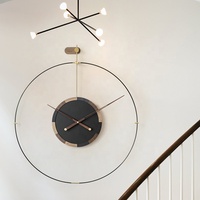 Horloge murale en métal au Design nordique, montre de luxe, décoration de maison moderne, à la mode minimaliste, nouveau, collection 2020