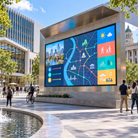 Écran LED extérieur P10, étanche IP65, 3840Hz, couleur pleine, HDR10, luminosité 6000cd, affichage publicitaire, événement B2B