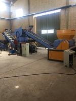 Déchiqueteuse multifonctionnelle industrielle triphasée pour tôles de ferraille d'appareils ménagers, de câbles à tambour en plastique et à double arbre