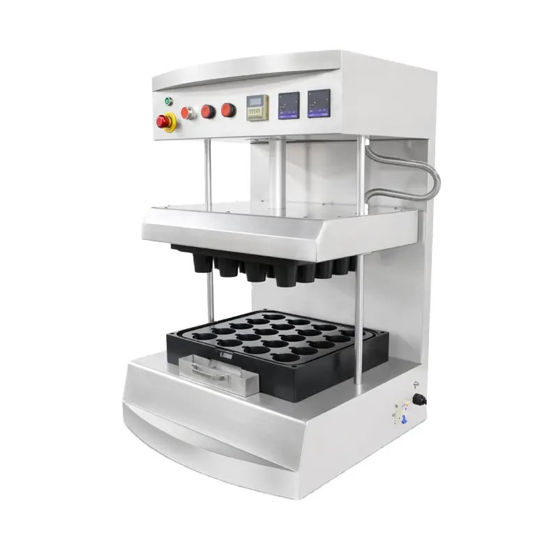 Mini automatische Kaffee-Cupcake-Maschine Käse Eierteig-Schale-Hersteller Teigpresse Hersteller Eierteig-Formmaschine